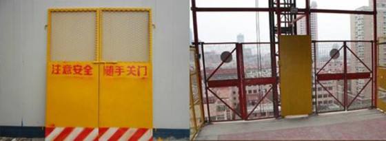 图木舒克施工升降机防护门
